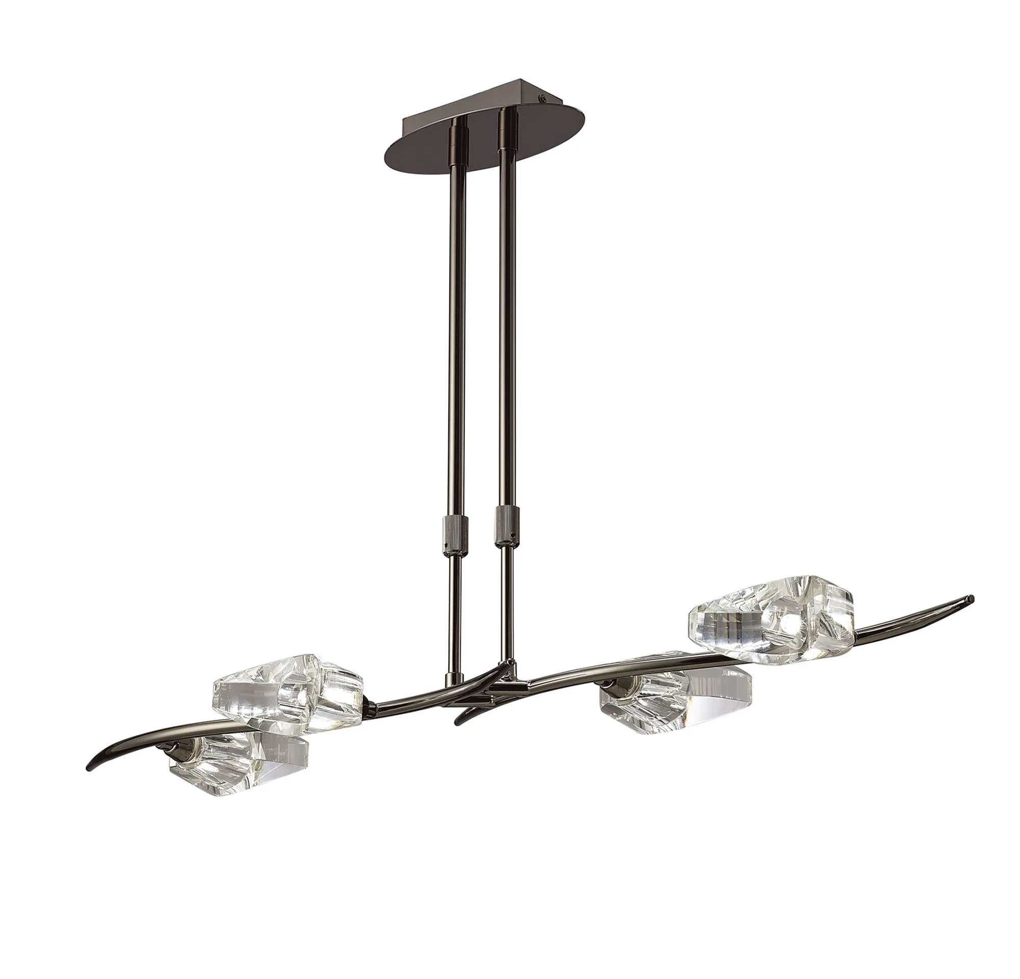 Eclipse Black Chrome Ceiling Lights Mantra Linear Fittings Eclipse Black Chrome Ceiling Lights Mantra Linear Fittings
